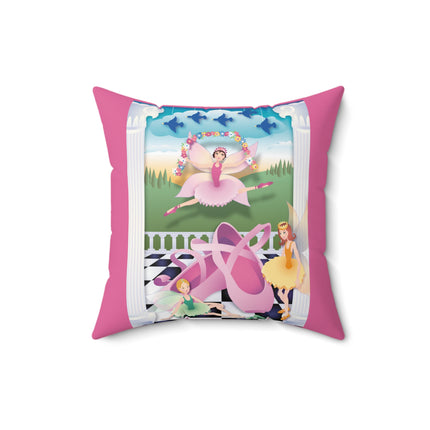 Graceful Enchantment Spun Polyester Square Pillow