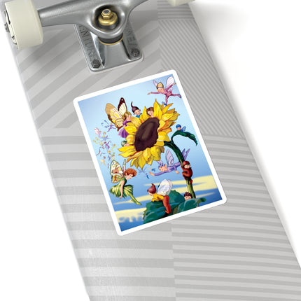 Sunflower Fairies by Margaret Tarrant Kiss-Cut Stickers (4 Sizes)