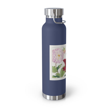 Dahlia by Tanigami Kônan Copper Vacuum Insulated Bottle, 22oz