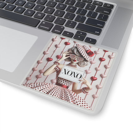 Fashionably Yours, XOXO Kiss-Cut Stickers (4 Sizes)