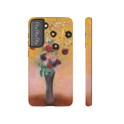 Vase of Flowers by Odilon Redon Phone Cases