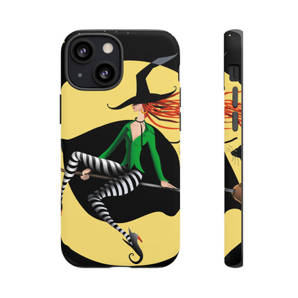 A Witch’s Moonlit Flight Phone Cases