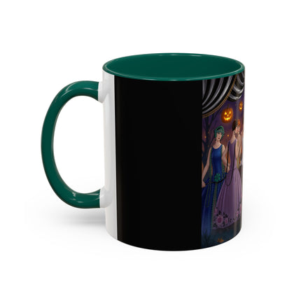 🏹🎃 Cupid's Arrow At Pumpkin Moon Manor Colorful Mug – Romantic Halloween Charm