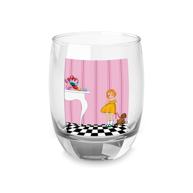Easter Joy in Deco Hues Whiskey Glass