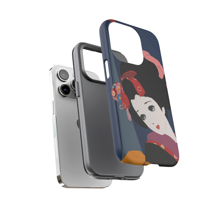 Geisha Portrait Phone Case – Elegant Beauty & Timeless Grace