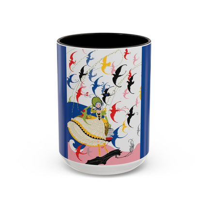 Flight of the Songbirds Colorful Mugs – Theatrical Whimsy & Colorful Harmony