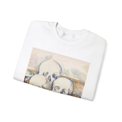 The Three Skulls by Paul Cézanne Unisex Heavy Blend™ Crewneck Sweatshirt