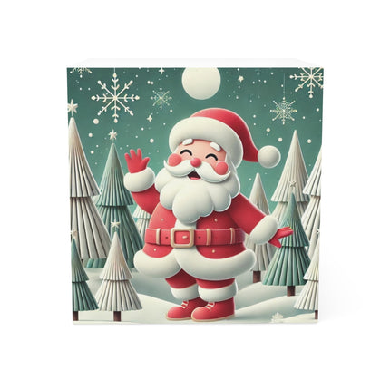 Santa's Joyful Night Note Cube