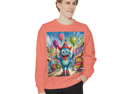 Monster Parade Madness Unisex Garment-Dyed Sweatshirt