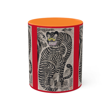 Talismanic Tiger Colorful Mugs, 11oz