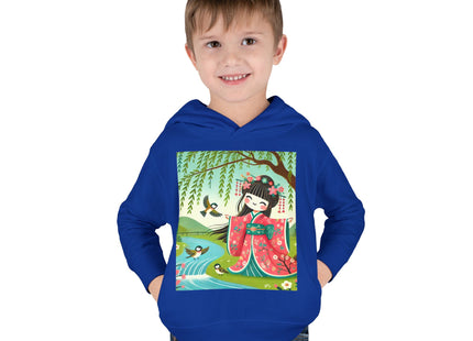 Sparrow Dance Geisha Fairy Toddler Pullover Fleece Hoodie