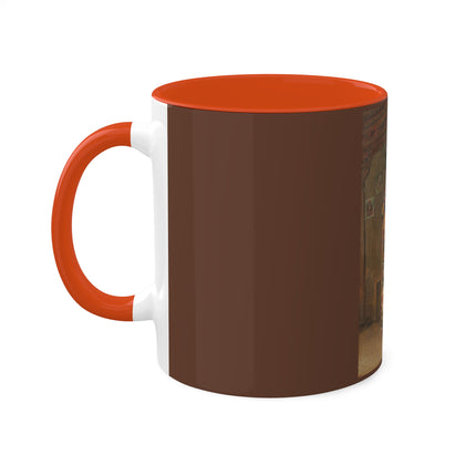 A Buddhist Lama at a Feast at Pemionchi Monastery by Vasily Vereshchagin Colorful Mugs, 11oz
