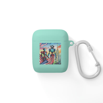 High Fashion Cyberpunk CIA Robots AirPods Case Cover