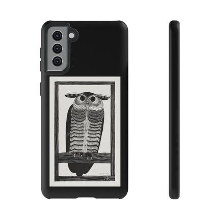 Horned Owl by Samuel Jessurun de Mesquita Phone Cases
