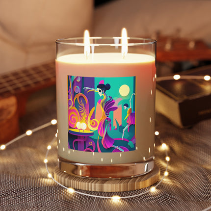 Dance of the Skeleton Ballerinas Scented Candle - Full Glass, 11oz