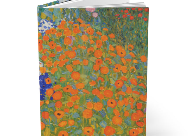 Cottage Garden by Gustav Klimt Hardcover Journal Matte