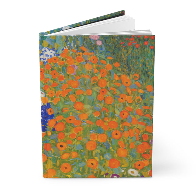 Cottage Garden by Gustav Klimt Hardcover Journal Matte