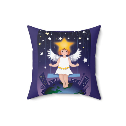 Celestial Magic Spun Polyester Square Pillow