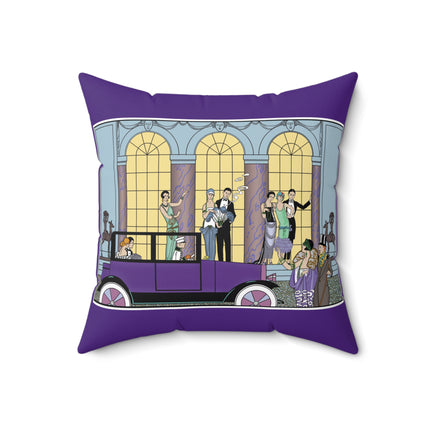 Au Revoir by George Barbier Spun Polyester Square Pillow