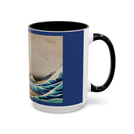 The Great Wave off Kanagawa by Katsushika Hokusai Colorful Mugs (11oz, 15oz)