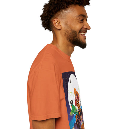 Moonlit Pirate Halloween Unisex Garment-Dyed T-shirt