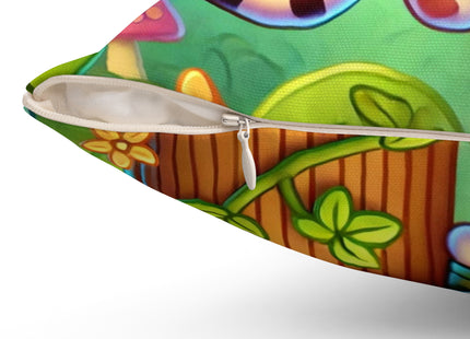 Stealthy Stripes Spun Polyester Square Pillow