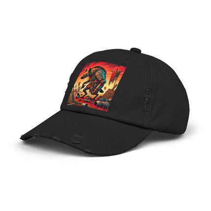 The Cunning Scavenger Unisex Distressed Cap