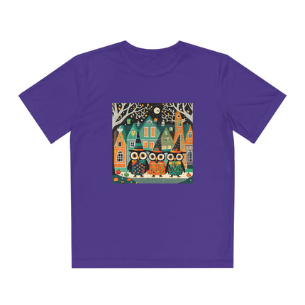 Night of the Trick-or-Treating Owlets Youth Competitor Tee