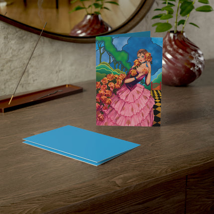 Enchanted Elegance by Bonora Degami Greeting Card 1, 10, 30, and 50pcs
