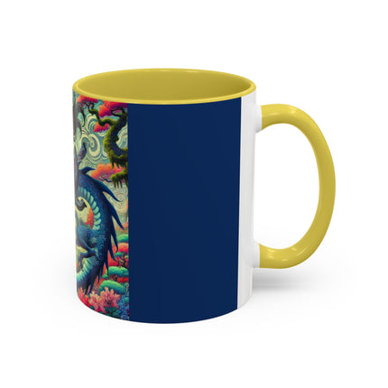 Mystic Guardian of the Sky Light Colorful Mugs (11oz, 15oz)