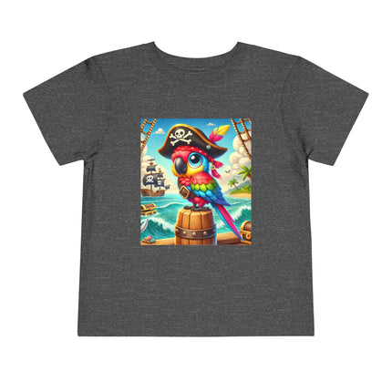 Captain Parrot and the Treasure Seas Toddler Short Sleeve Tee