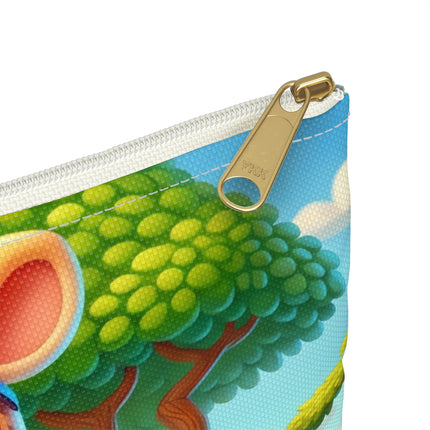 The Giraffe Lookout Flat Pouch – Savanna Grace & Watchful Wonder