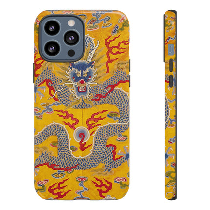 Majestic Dragon Regalia – Imperial 12-Symbol Robe Phone Cases