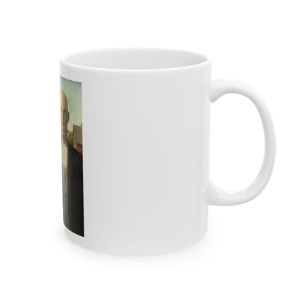 American Gothic by Grant Wood Ceramic Mug (11oz, 15oz)