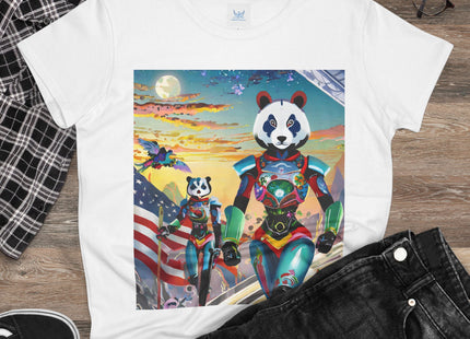 Cyber Punk Robots Cotton Tee