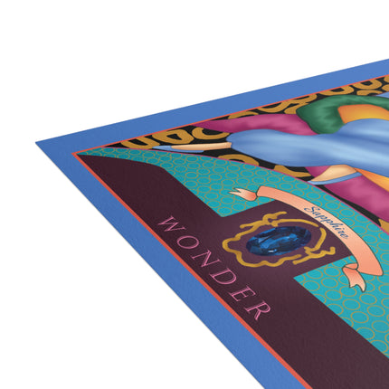 September & Sapphire (from the Gem Series) by Sofia Chiostri Postcards (envelopes included) - Bundles of 10, 30, 50 Pieces
