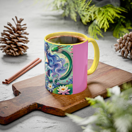 Fairy of the Koi Pond Colorful Mugs (11oz, 15oz)