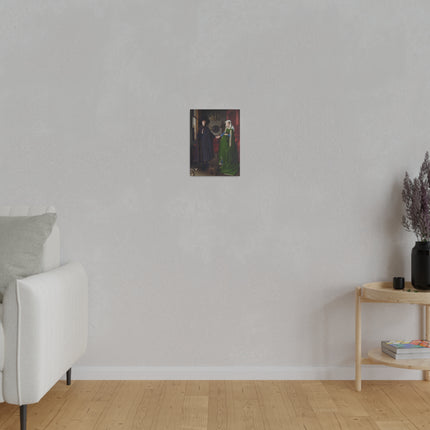 Arnolfini Portrait by Jan Van Eyck Matte Canvas, Stretched, 0.75"
