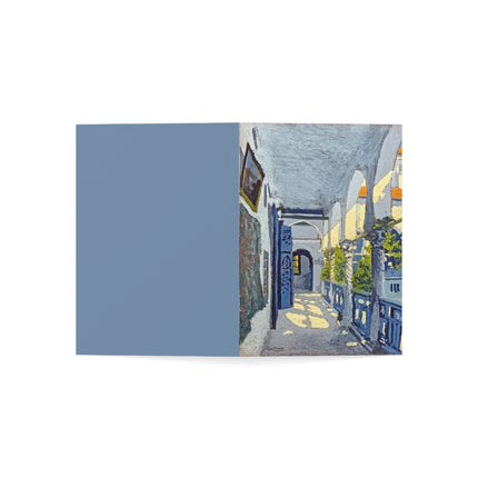 Gallery of a Moroccan Riad by George Gaudion Greeting Cards (1, 10, 30, and 50pcs)