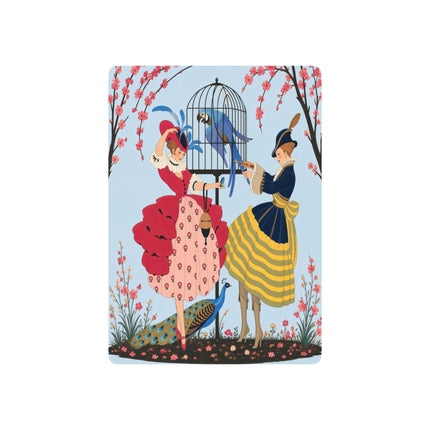 🦚🌸 The Ladies Of The Peacock Garden Playing Cards – Art Deco Floral Elegance