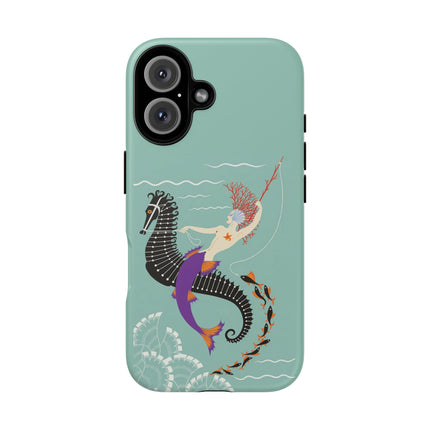 Mermaid on Seahorse Phone Case – Mythic Ocean Grace