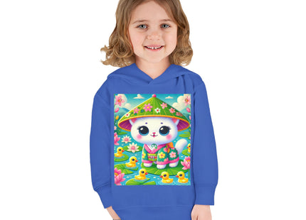 Lily Pond Stroll Toddler Pullover Fleece Hoodie