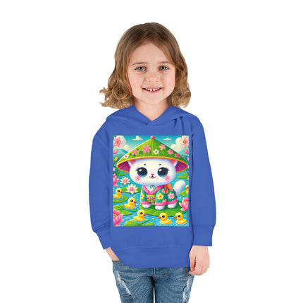 Lily Pond Stroll Toddler Pullover Fleece Hoodie
