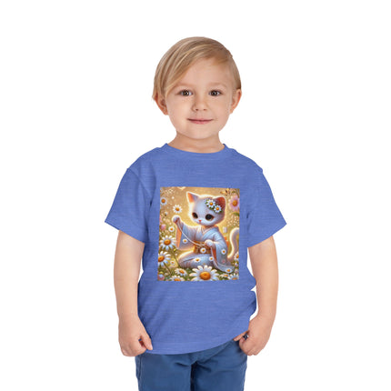 Daisy Chain Whimsy Toddler Short Sleeve Tee