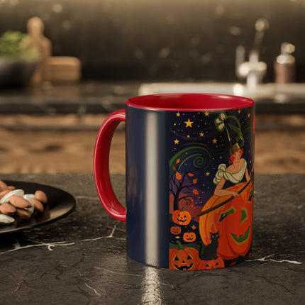 🧙‍♀️🎃 The Witch Of Pumpkin Moon Hollow Colorful Mug – Whimsical Halloween Magic