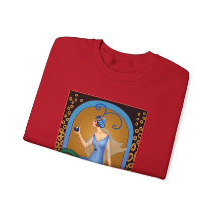 September & Sapphire (from the Gem Series) by Sofia Chiostri Heavy Blend™ Crewneck Sweatshirt
