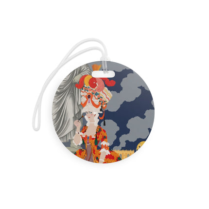 Butterfly Geisha Luggage Tag – Elegant Grace & Whimsical Charm