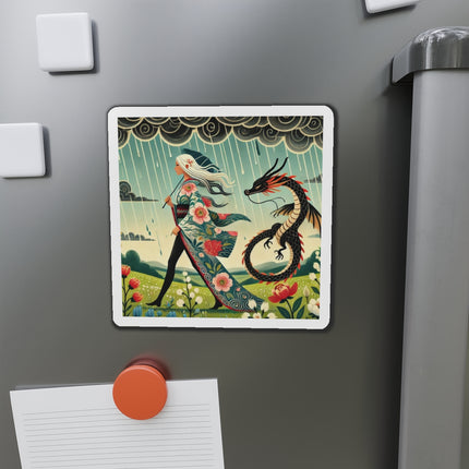 The Dragon Fairy’s Stride Die-Cut Magnets (5 Sizes)