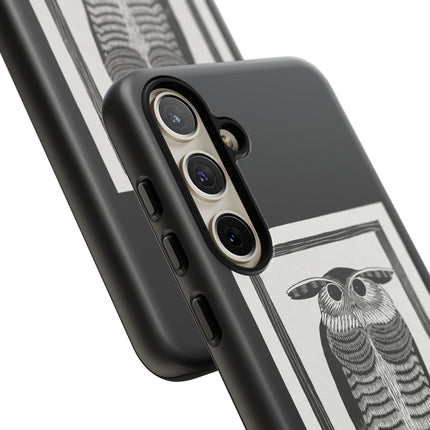 Horned Owl by Samuel Jessurun de Mesquita Phone Cases