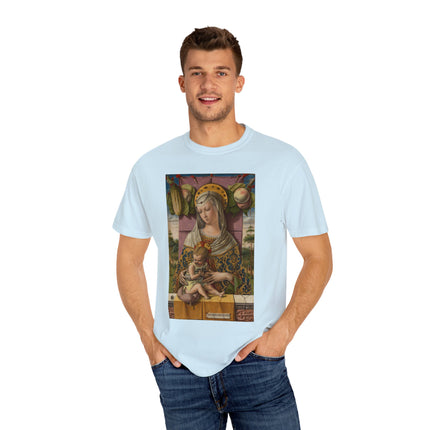 Madonna and Child by Carlo Crivelli Unisex Garment-Dyed T-shirt